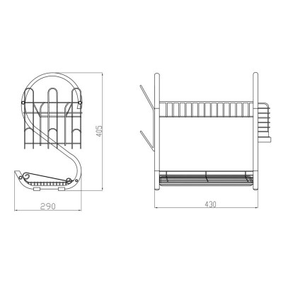 Сушилка для посуды Lidz (CRM)-121.06.09