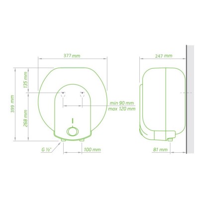 Водонагреватель Tesy Compact Line 10 над мойкой, мокрый ТЭН Водонагреватель Tesy Compact Line 10 над мойкой, мокрый ТЭН