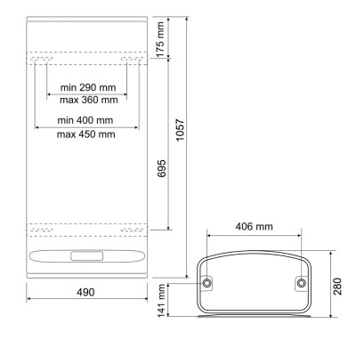 Водонагреватель Tesy BelliSlimo DRY 65 л, сухой ТЭН 304607 Водонагреватель Tesy BelliSlimo DRY 65 л, сухой ТЭН 304607