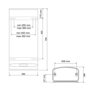 Водонагреватель Tesy BelliSlimo DRY 40 л плоский, сухой ТЭН