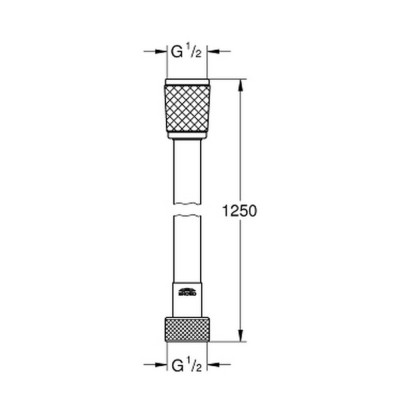 Шланг для гигиенического душа Grohe Relexaflex 28150001 Шланг для гигиенического душа Grohe Relexaflex 28150001