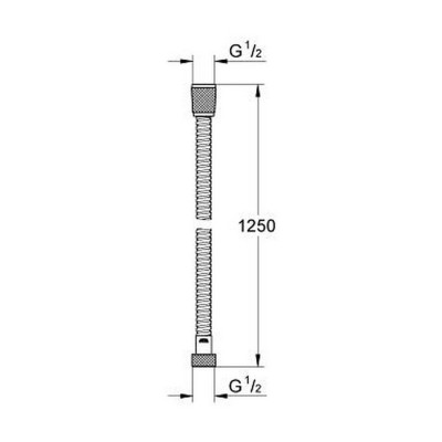 Шланг для гигиенического душа Grohe Relexaflex Metal Longlife 28142000 Шланг для гигиенического душа Grohe Relexaflex Metal Longlife 28142000