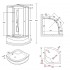 Душевой бокс Q-tap SB9090.2 SAT Душевой бокс Q-tap SB9090.2 SAT