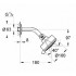 Лейка для верхнего душа с держателем Grohe New Tempesta Cosmopolitan 100 26090001 Лейка для верхнего душа с держателем Grohe New Tempesta Cosmopolitan 100 26090001