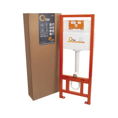 Набор инсталляция 4 в 1 Qtap Nest ST с квадратной панелью смыва QT0133M425M06028CRM Набор инсталляция 4 в 1 Qtap Nest ST с квадратной панелью смыва QT0133M425M06028CRM