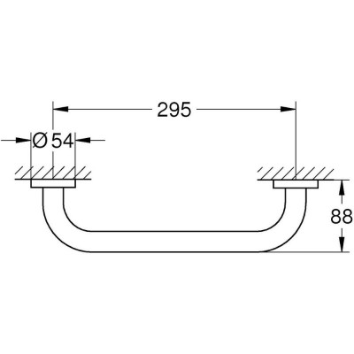 Поручень для ванны Grohe Essentials 40421001 Поручень для ванны Grohe Essentials 40421001