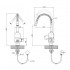 Кран водонагреватель проточный Kroner KRM Volt-CW090R гибкий
