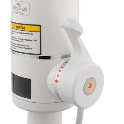 Кран водонагреватель проточный Kroner KRM Volt-CW090R гибкий