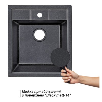 Кухонная мойка Lidz 460х515/200 BLM-14