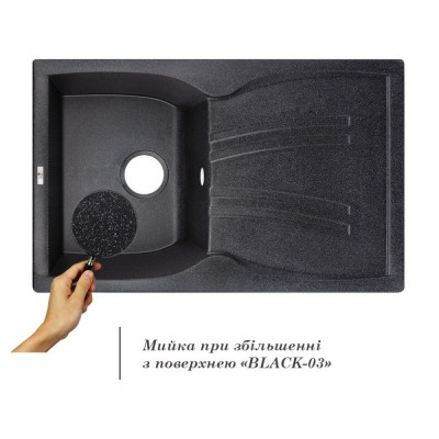 Кухонная мойка Lidz 790x500/200 BLA-03 (LIDZBLA03790500200) Кухонная мойка Lidz 790x500/200 BLA-03 (LIDZBLA03790500200)