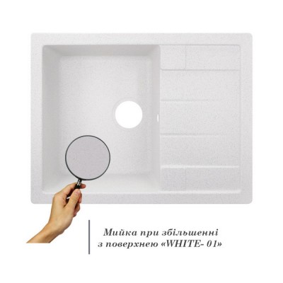 Кухонная мойка Lidz 650x500/200 WHI-01 (LIDZWHI01650500200) Кухонная мойка Lidz 650x500/200 WHI-01 (LIDZWHI01650500200)