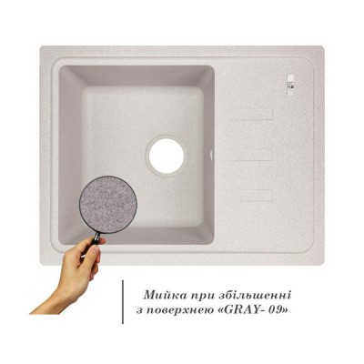 Кухонная мойка Lidz 620x435/200 GRA-09 (LIDZGRA09620435200) Кухонная мойка Lidz 620x435/200 GRA-09 (LIDZGRA09620435200)
