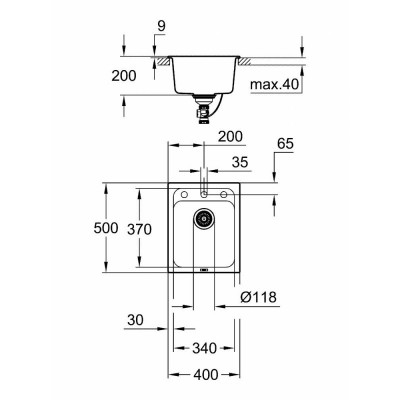 Кухонная мойка Grohe Sink K700 31650AP0 Кухонная мойка Grohe Sink K700 31650AP0
