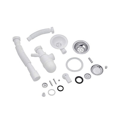 Кухонная мойка Kroner KRP Komposit GRB-6550 гранит с крылом графит