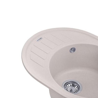 Кухонная мойка Kroner KRP Komposit COL-6250 гранитная с крылом