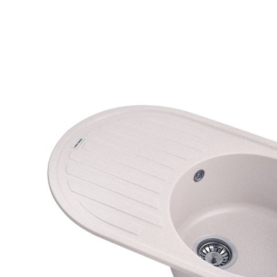 Кухонная мойка Kroner KRP Komposit COL-7750 гранитная песочная