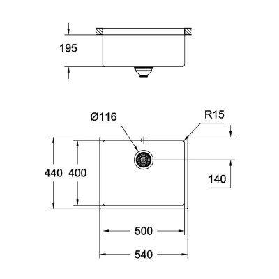 Кухонная мойка Grohe Sink K700U 31574SD0 Кухонная мойка Grohe Sink K700U 31574SD0