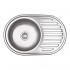 Кухонная мойка Lidz 7750 Micro Decor 0,8 мм стальная Кухонная мойка Lidz 7750 Micro Decor 0,8 мм стальная