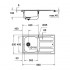 Кухонная мойка Grohe Sink K400 31566SD0 Кухонная мойка Grohe Sink K400 31566SD0