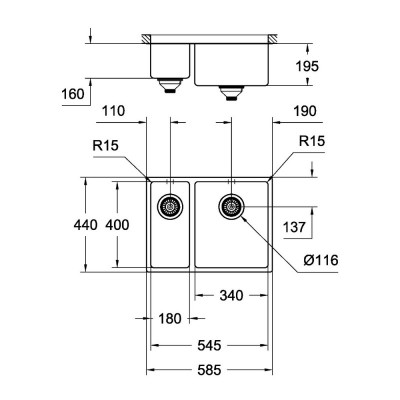 Кухонная мойка Grohe Sink K700U 31576SD0