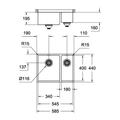 Кухонная мойка Grohe Sink K700U 31577SD0