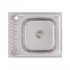 Кухонная мойка Lidz 6050-R Decor 0,6 мм с крылом нержавейка
