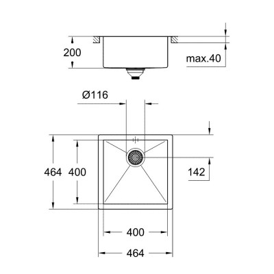 Кухонная мойка Grohe Sink K700 31578SD0
