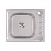 Кухонная мойка Lidz 6050-L Decor 0,6 мм (LIDZ6050L06DEC)