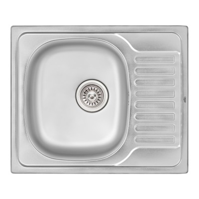 Кухонная мойка Qtap 5848 Satin 0,8 мм Кухонная мойка Qtap 5848 Satin 0,8 мм