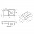 Кухонная мойка Qtap D7848-R Satin 3.0/1.2 мм (QTD7848R3012) Кухонная мойка Qtap D7848-R Satin 3.0/1.2 мм (QTD7848R3012)