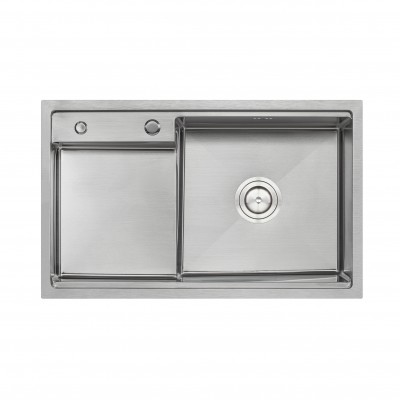 Кухонная мойка Qtap D7848-R Satin 3.0/1.2 мм (QTD7848R3012) Кухонная мойка Qtap D7848-R Satin 3.0/1.2 мм (QTD7848R3012)
