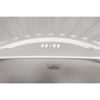 Кухонная мойка Kroner KRP Satin-7549 0.8 мм с крылом Кухонная мойка Kroner KRP Satin-7549 0.8 мм с крылом