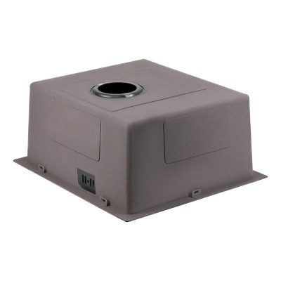 Кухонная мойка Qtap интегрированная D4843BL PVD 2.7/1.0 mm Black Кухонная мойка Qtap интегрированная D4843BL PVD 2.7/1.0 mm Black
