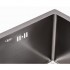 Кухонная мойка Qtap интегрированная D4843BL PVD 2.7/1.0 mm Black Кухонная мойка Qtap интегрированная D4843BL PVD 2.7/1.0 mm Black