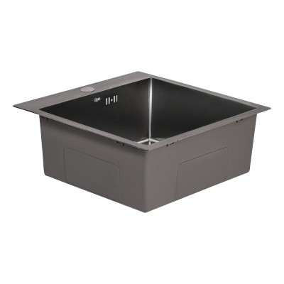 Кухонная мойка Qtap интегрированная D5050BL PVD 2.7/1.0 mm Black Кухонная мойка Qtap интегрированная D5050BL PVD 2.7/1.0 mm Black