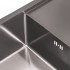 Кухонная мойка Qtap интегрированная D7844BL PVD 3.0/1.2 mm Black Кухонная мойка Qtap интегрированная D7844BL PVD 3.0/1.2 mm Black