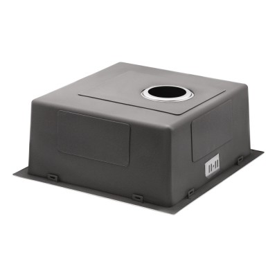 Кухонная мойка Qtap интегрированная D4645 2.7/1.0 PVD Satin Кухонная мойка Qtap интегрированная D4645 2.7/1.0 PVD Satin