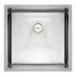 Кухонная мойка Qtap интегрированная D4843 2.7/1.0 mm Satin