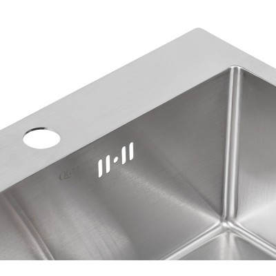 Кухонная мойка Qtap интегрированная D5050 2.7/1.0 mm Satin Кухонная мойка Qtap интегрированная D5050 2.7/1.0 mm Satin