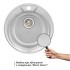 Кухонная мойка Qtap D490 Micro Decor 0.8 мм