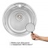 Кухонная мойка Qtap D510 Micro Decor 0.8 мм