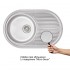 Кухонная мойка Qtap 7750 Micro Decor 0.8 мм Кухонная мойка Qtap 7750 Micro Decor 0.8 мм