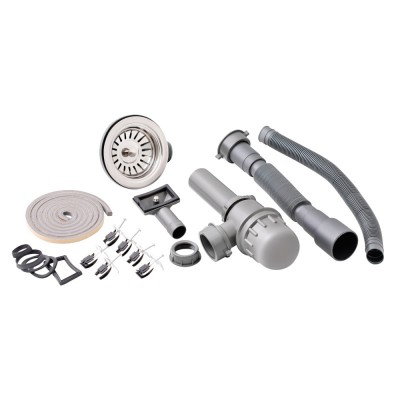 Кухонная мойка Qtap QT5047 Satin 0.8 мм