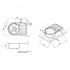 Кухонная мойка Qtap 6744L Micro Decor 0.8 мм с чашей слева Кухонная мойка Qtap 6744L Micro Decor 0.8 мм с чашей слева