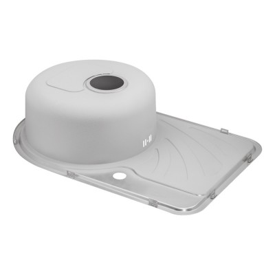 Кухонная мойка Qtap 6744L Micro Decor 0.8 мм с чашей слева Кухонная мойка Qtap 6744L Micro Decor 0.8 мм с чашей слева