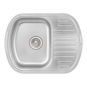 Кухонная мойка Qtap 6349 Micro Decor 0.8 мм (QT6349MICDEC08)