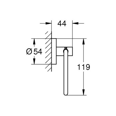 Набор аксессуаров Grohe Essentials 40823001 Набор аксессуаров Grohe Essentials 40823001