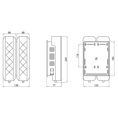Дозатор для жидкого мыла Qtap Davcovac DM350CP2