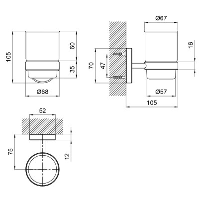 Стакан Lidz (CRG)-114.04.01 Стакан Lidz (CRG)-114.04.01