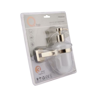 Дозатор для жидкого мыла Q-tap Liberty ORO 1152